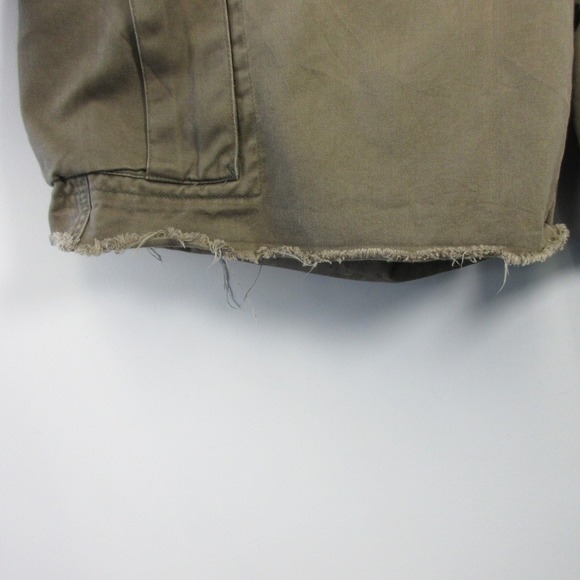 American Eagle AE Supply Cargo Shorts Men 38 Green Cotton Hiking Outdoor y2k 610 - Picture 7 of 13